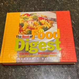Vintage The Best of Food Digest Cookbook - Red